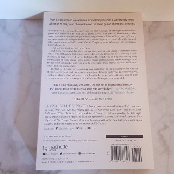 Girl Logic: The Genius and the Absurdity by Iliza Shlesinger [Non Fiction Book] - Picture 4 of 5